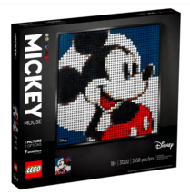 LEGO Art: Disney&#39;s Mickey Mouse (31202) 2658 Pcs NEW Sealed (See Details) - £106.69 GBP