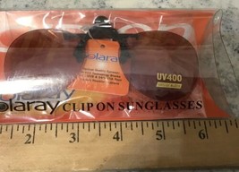 Vtg Solaray Clip On Sunglasses UV400 100% UV Block B - $44.10