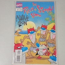 The Ren and Stimpy Comic Book Marvel Comics Boarded Aug 9 1993 New Sealed - $6.97