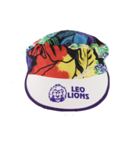 Vtg 90s Streetwear Leo Lions Abstract Multicolor Painters Cap Hat One Si... - $28.66