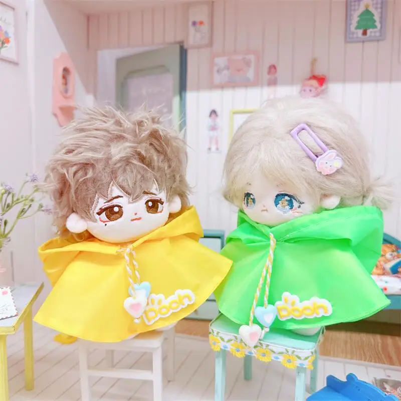 Yellow Green Raincoat Clothes Mini Idol Cotton DIY Clothes Accessory for Fans - $9.89