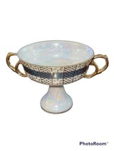 Vintage Royal Sealy Lusterware Double Handle Pedestal Cup Compote Soup D... - $24.72