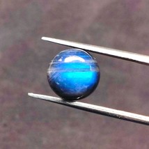 Natural Round Labradorite Cabochon Circle Labradorite Crystal Round Shap... - $421.80 MXN