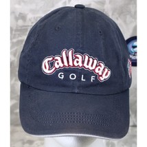 Callaway Spell Out V Golf Hat American Flag Strapback Blue White Red Cap - $11.33