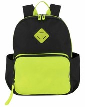 Trailmaker Pro Backpack, Black/Yellow Side Pockets &amp; Adjustable padded Straps - £15.81 GBP