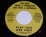 Mike Curb Congregation Fly Me A Place For The Summer 45 Rpm Record Rare ... - $199.99