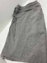 Torrid Skirt Women&#39;s Size 4X Fleece A Line Mini Gray Pockets Drawstring New - £13.23 GBP