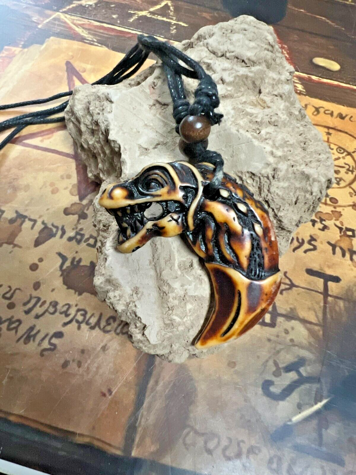 REAL AGHORI MADE KALI ASHTA SIDDHI NECKLACE - OBTAIN 7 OCCULT PSYCHIN POWER - $77.94