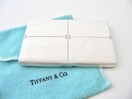 Tiffany &amp; Co Streamerica Silver Business Card Holder Office Gift Cool Pouch  - £358.11 GBP