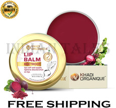 Khadi Organique Herbal Beetroot Lip Balm for Dry, Damaged &amp; Chapped Lips - 5gm - £17.51 GBP