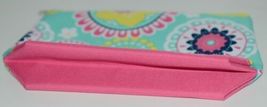 WB M715PIPER Polyester Canvas Piper Cosmetic Bag Hot Pink Bottom Zipper Closure image 5