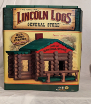 Original Lincoln Logs General Store All Wood Pieces Building Set w/ Box 2005 NOS - £20.13 GBP