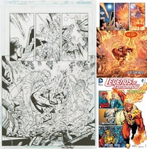 Gerry Conway Firestorm Legends of Tomorrow 1 Pg 20 Original Art Eduardo ... - $593.99