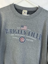 Vintage Chicago Cubs Sweatshirt Crewneck Wrigley Field Gray MLB Baseball 2XL - $39.99