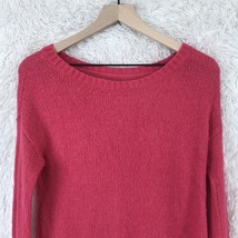 Lou &amp; Grey Wool Blend Longline Tunic Sweater Pink Relaxed Fit Womens Small - $24.74