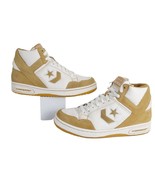 Vintage CONVERSE WEAPON Men&#39;s 8.5 Leather Suede High Top Sneakers 80s 90s - $198.49 CAD