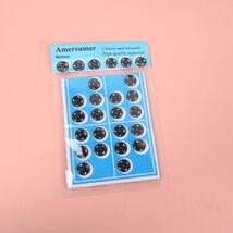 Amersumer Black Metal Clothing Button Round Sew-On Button for Shirts, Ja... - $5.88