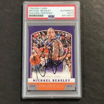 2012-13 Panini Basketball #119 Michael Beasley Signed Card AUTO PSA Slabbed Suns - £39.49 GBP