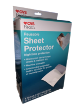Reusable Children&#39;s Mattress Sheet Protector Antimicrobial 100% Waterpro... - $19.68