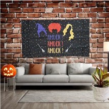 Hocus Pocus Sanderson Sisters Multipurpose Tapestry 59 X 39 Inches Flag - £15.81 GBP