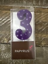 Papyrus Birthday Candle Number 3 - $5.82