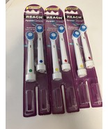 Reach Power Brush Replacement Heads Electric Toothbrush Lot Of 3  Packag... - $29.65