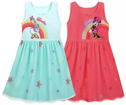 Minnie Mouse and Daisy Duck Nightshirt Set For Girls 4T Besties NWT 2 Nightgowns - £27.11 GBP