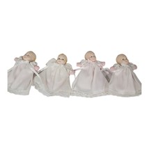 Vintage Kewpie Girl Mini Figure Wedding Lot of 4 miniature - £18.66 GBP