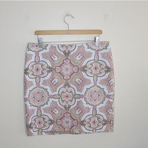 Talbots | Medallion Print Straight Petite Skirt, womens size 14P - £11.39 GBP