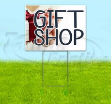 GIFT SHOP 18x24 Yard Sign Corrugated Plastic Bandit Lawn Business USA SALE - $31.49+