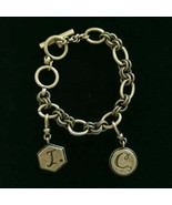 CHLOE + ISABEL Tresors Heirloom antiqued brass plated charm bracelet wit... - £14.84 GBP