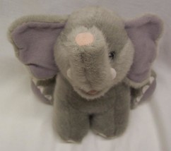 Vintage Dakin 1993 CUTE GRAY ELEPHANT 8&quot; Plush Stuffed Animal Toy - $19.80
