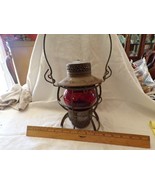 Vintage Dressel Arlington N.J. Frisco Lantern w/Red Frisco Glass - €227,98 EUR