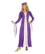 Renaissance Dress Princess Costume Rubies Purple Gold Standard size 8-12 NEW - £32.15 GBP