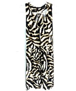 Ann Taylor Animal Zebra Print Petite Rayon Casual Sun Summer Dress 6P - €3,89 EUR