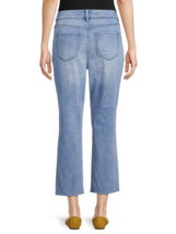 Time and Tru Womens Straight Cropped Jeans, 8, Light Vintage - $64.35
