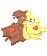 TK036 Teddy Bear Cute - keychain rubber key ring pendant Keyring - $5.99