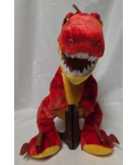 19&quot; Build A Bear Red Dinosaur Talking T REX Velociraptor Raptor Plush BAB - $455.28 MXN