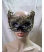 Furry Brown Wolf Costume Mask Big Bad Werewolf Ewok Bear Forest Creature... - €10,92 EUR