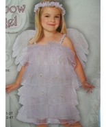 Cute White Angel Toddler Costume 2-4T Dress Wings Halo Cherub Celestial ... - $27.68 CAD