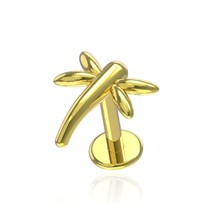 Simple 316L Surgical Steel Dragon Fly Threaded Flat Back Cartilage Ear Stud 16G - £31.74 GBP+