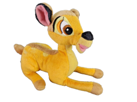 Bambi Walt Disney Plush Deer Stuffed Animal Vtg 11&quot; Plushie Beanie Soft Cute - £7.99 GBP