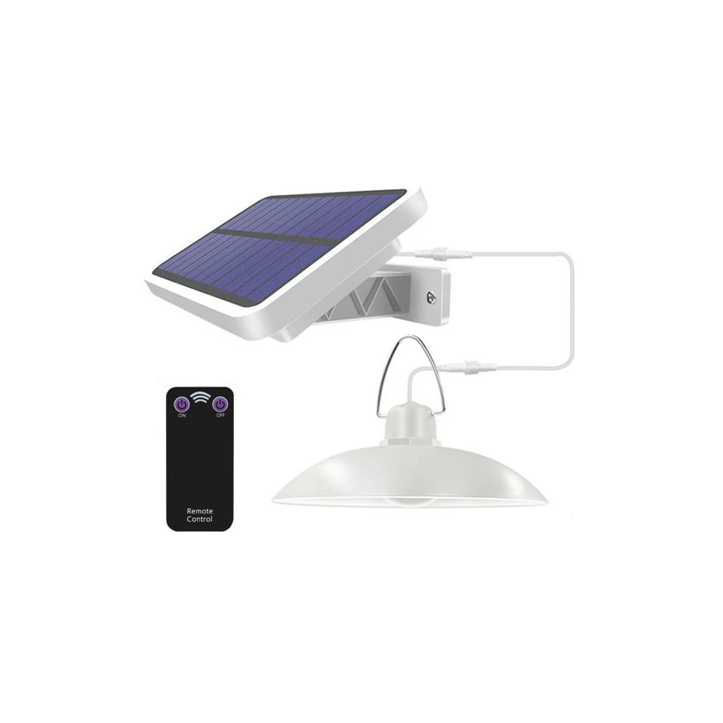 Solar Powered Light Double Head IP65 Waterproof Outdoor Indoor Park Patio Porch  - £222.42 GBP
