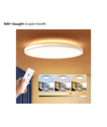 BLNAN Dimmable LED Flush Mount Ceiling Light Fixture with Remote Control... - $750.39 MXN
