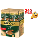 JACOBS STICKS 3IN 1 MONARCH Instant Coffee Case 240x15g  Made in UKRAINE - $88.10