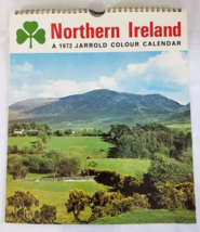 1972 Northern Ireland Jarrold Colour Calendar Wall Hanging Vintage Irish Retro - £18.00 GBP