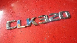 Mercedes Benz CLK320 CLK 320 emblem letters badge trunk logo OEM Factory Stock - £9.23 GBP