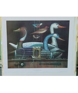Decoy and Pipe signed Charles Wysocki  Litho  Bernard Pic. Co Print Amer... - $103.85 CAD