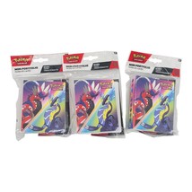 Pokemon TCG Scarlet and Violet Mini Portfolio with Booster Pack Sealed Lot of 3 - £15.77 GBP