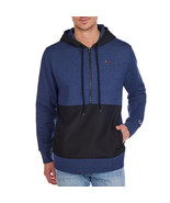 Champion Men&#39;s Fleece Woven-Mix Half Zip Two Tone Hoodie Navy Heather - S - $21.19